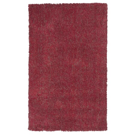 Palacedesigns Polyester Red Heather Area Rug - Red Heather - 5 x 7 ft. PA3655604